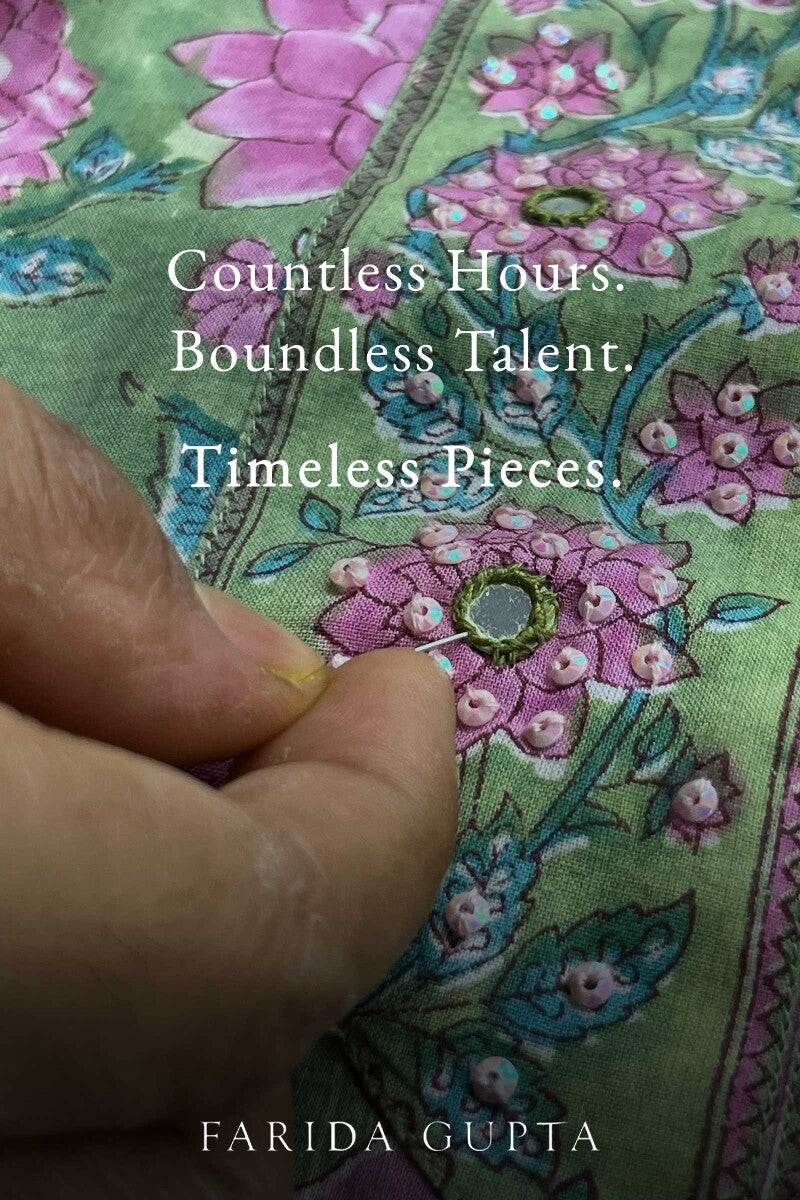 Rosheen Dahlia Sanganeri Kurta