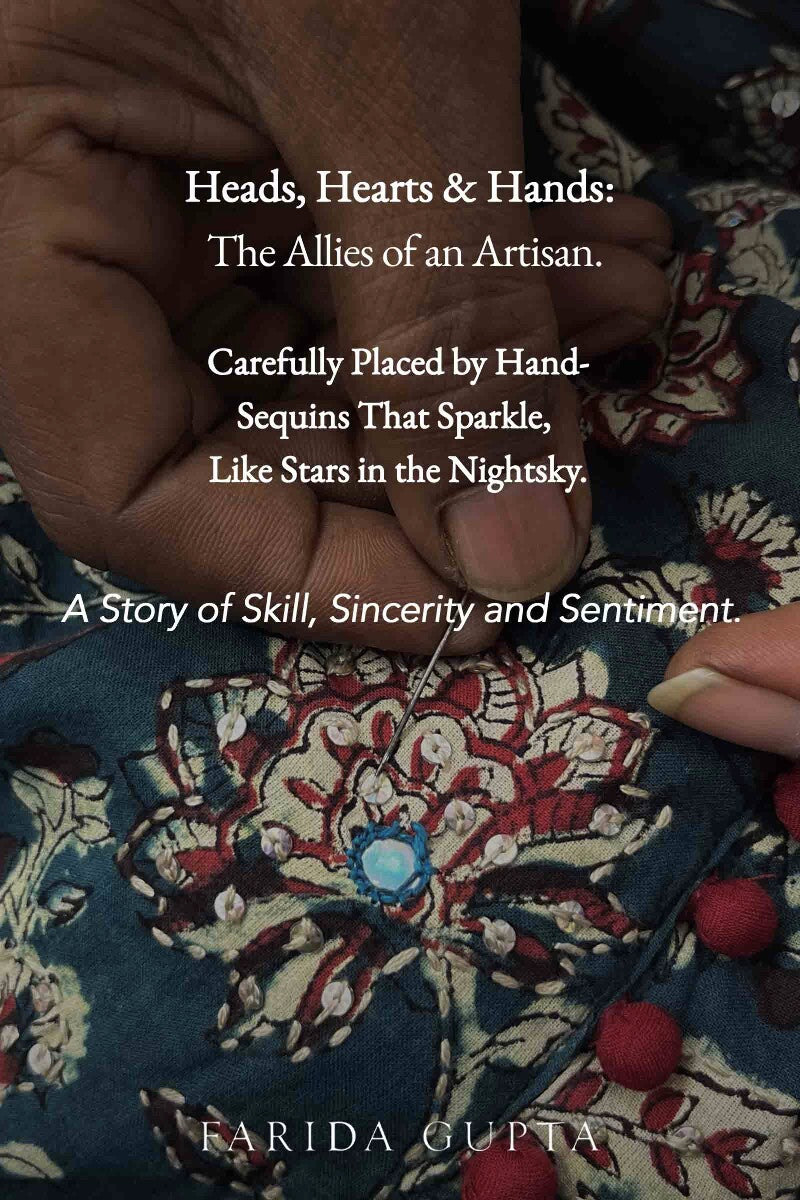 Sehra Zoya Bagru Kurta