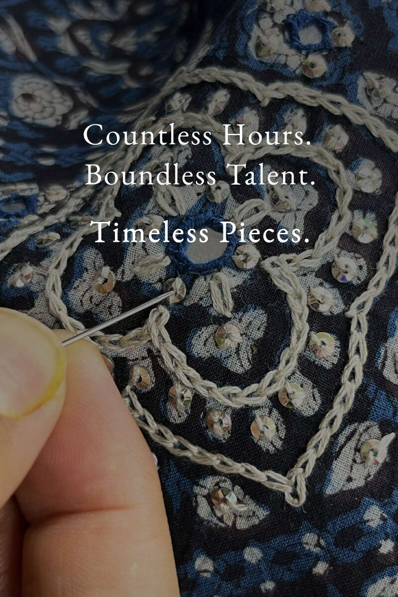 Sehra Saima Bagru Kurta