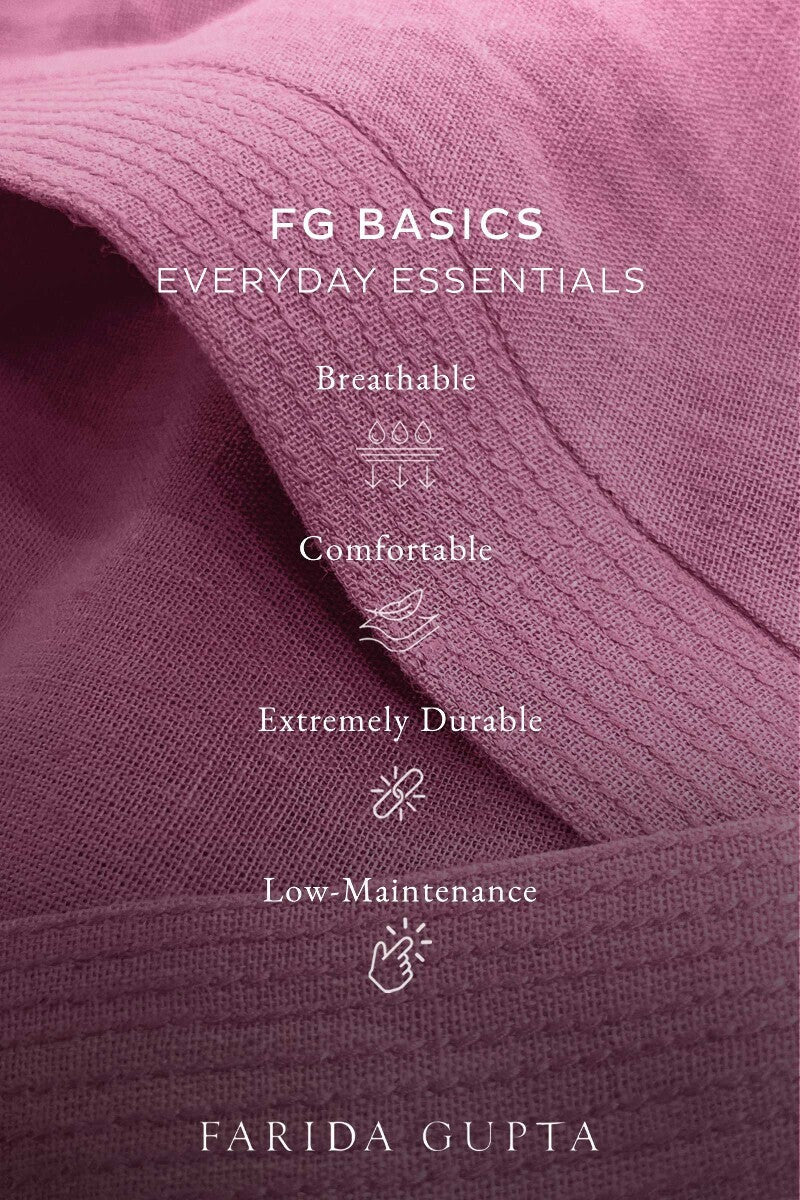 Roza Seher Flamingo Pink Kurta