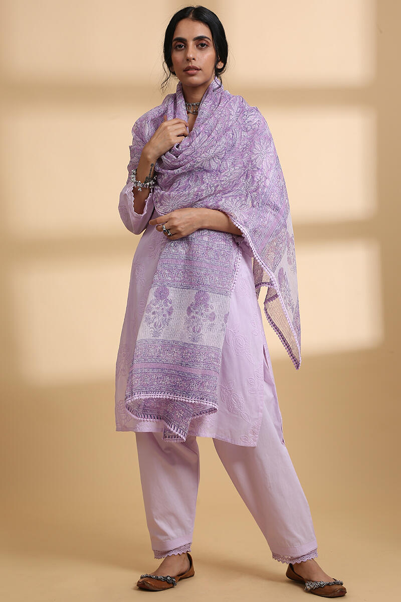 Falak Lavender Lawn Cotton Salwar