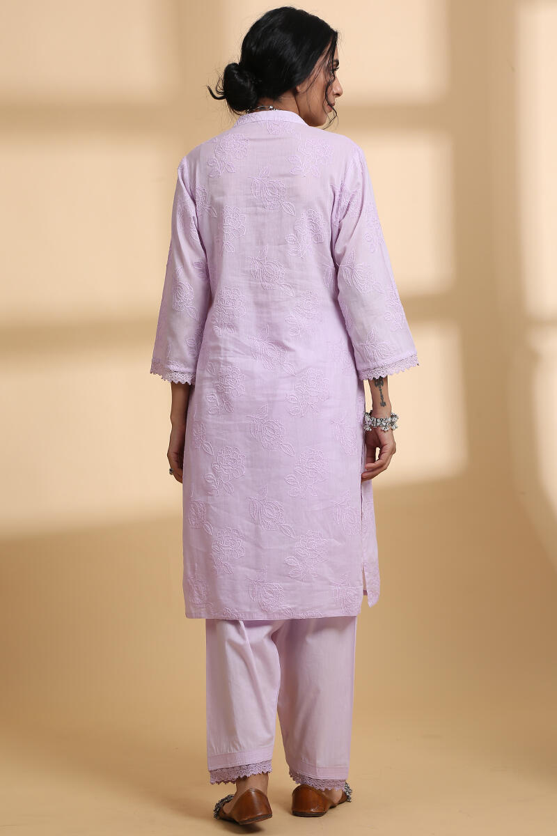 Falak Lavender Short Kurta