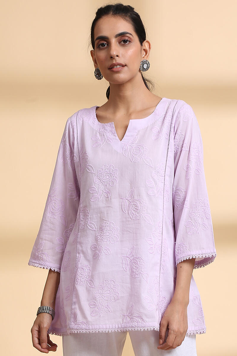 Falak Lavender Top