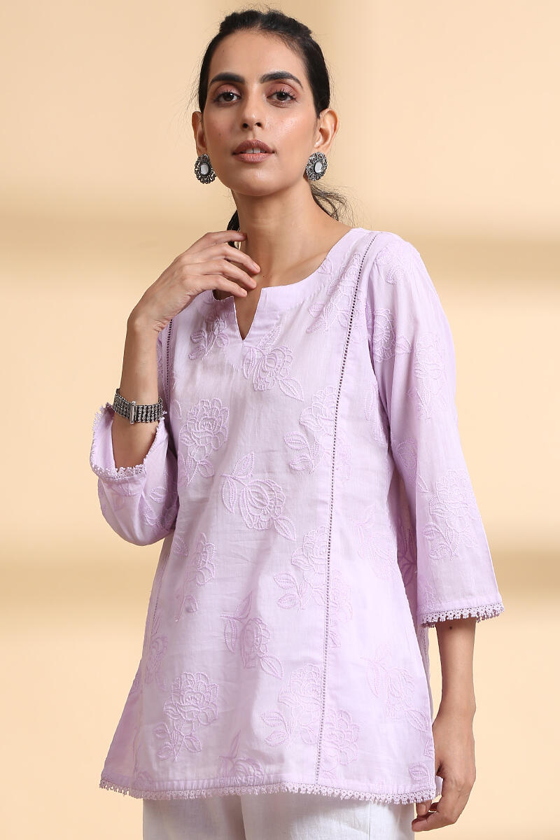 Falak Lavender Top