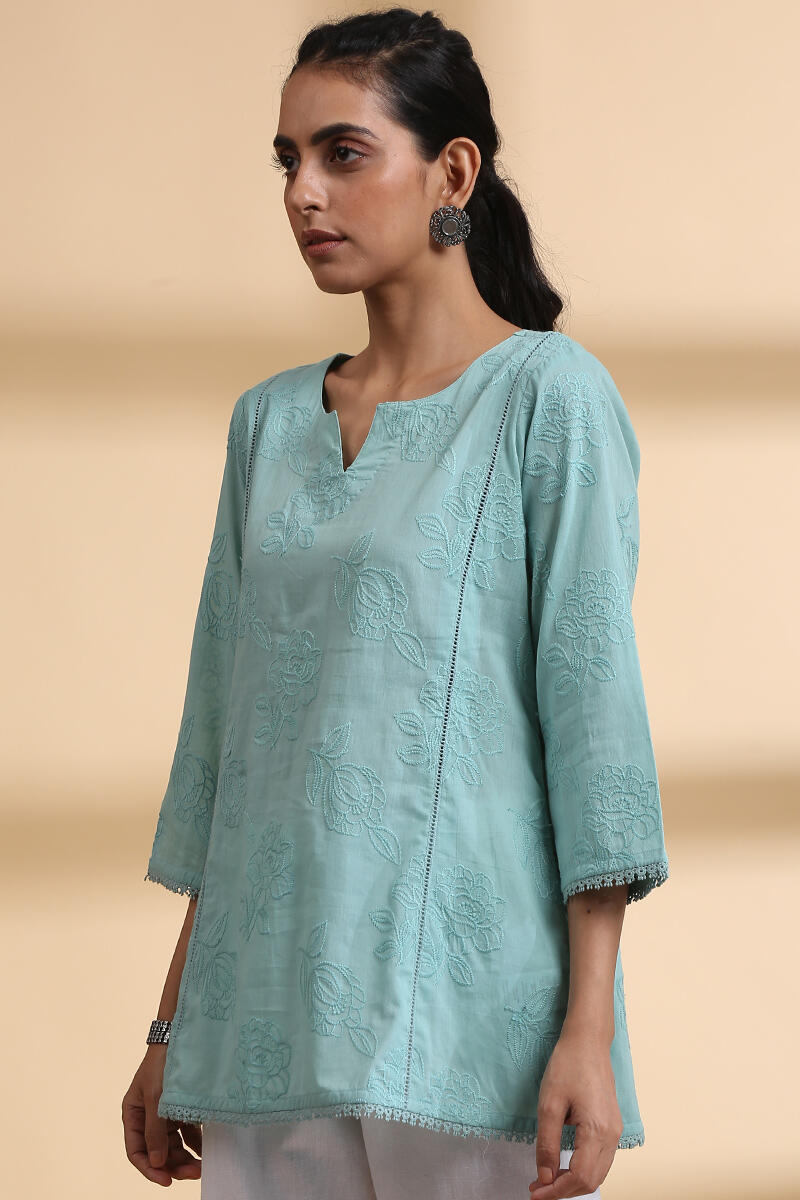 Falak Sea Green Top