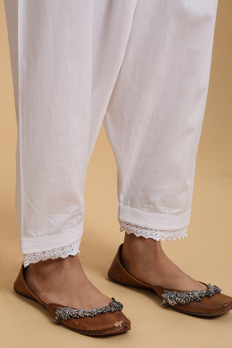 Falak White Lawn Cotton Salwar