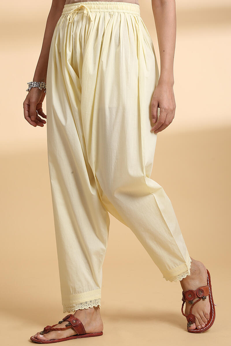 Falak Yellow Lawn Cotton Salwar