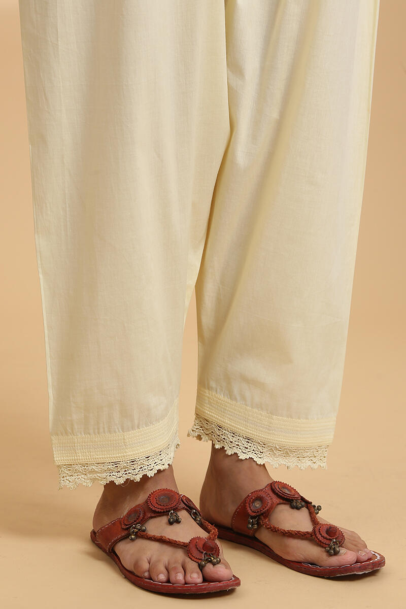Falak Yellow Lawn Cotton Salwar