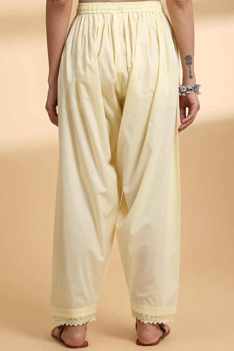 Falak Yellow Lawn Cotton Salwar