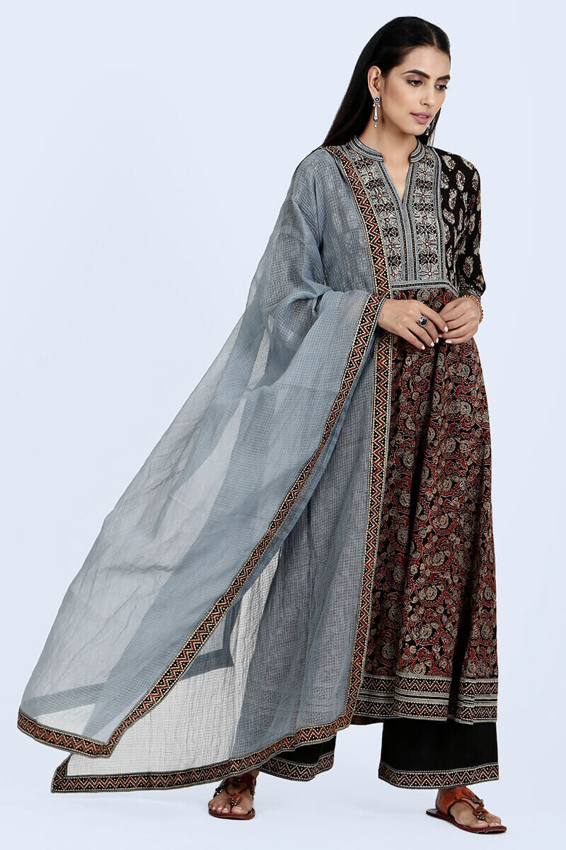 Kota grey dupatta