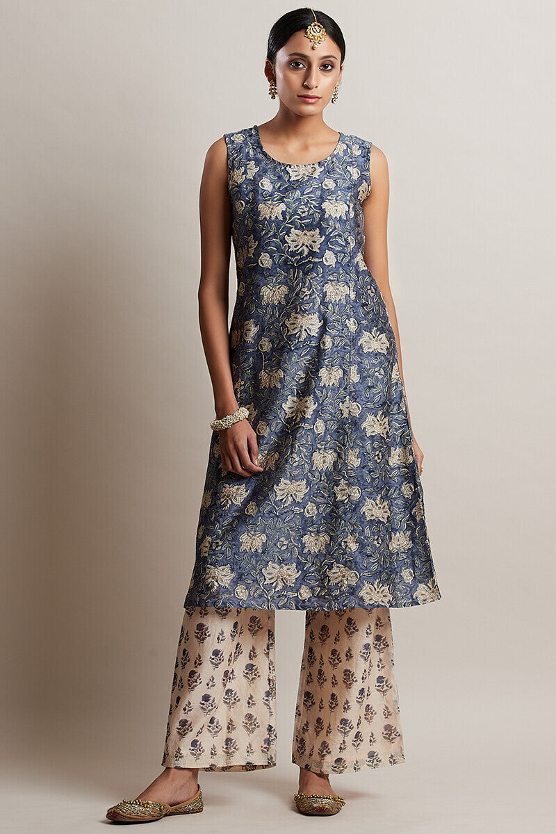 Gul Bano Jahanzeb Chanderi Kurta