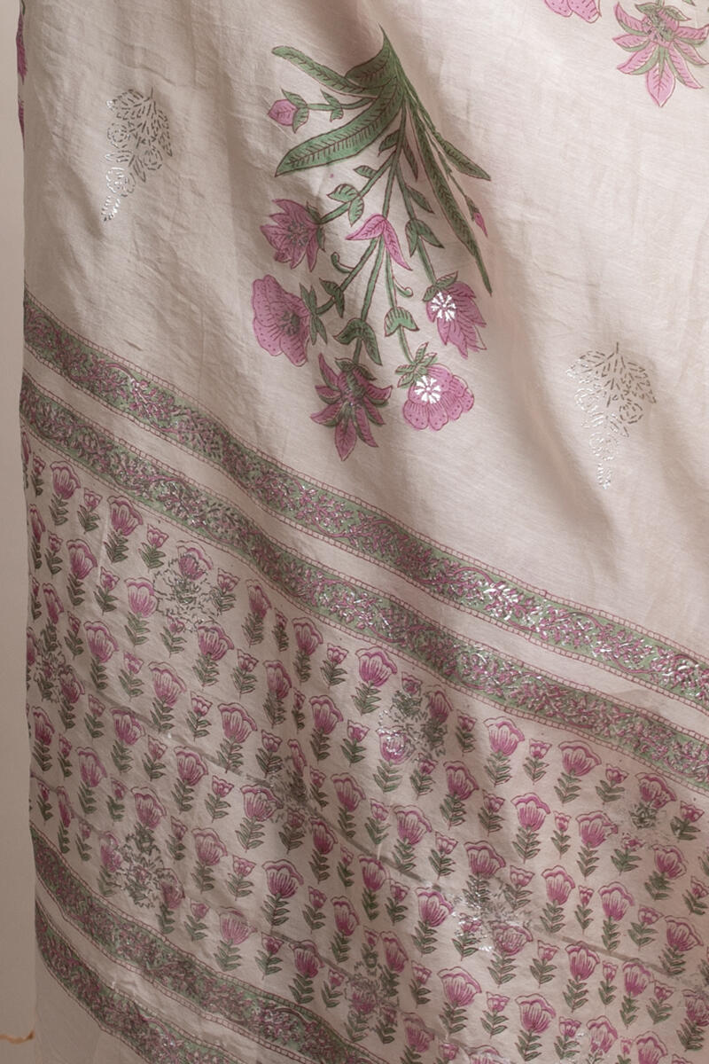 Gul Bano Jasmine Chanderi Dupatta