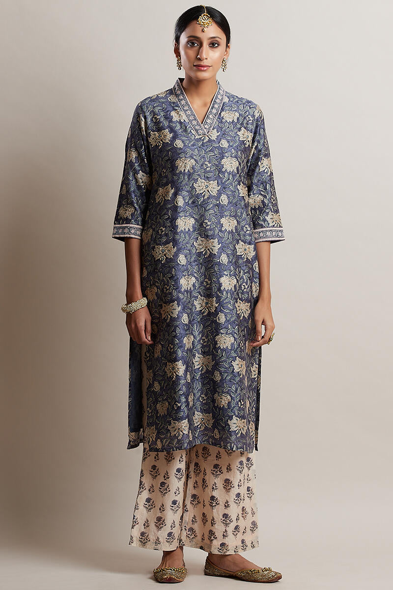 Gul Bano Mehtab Chanderi Kurta