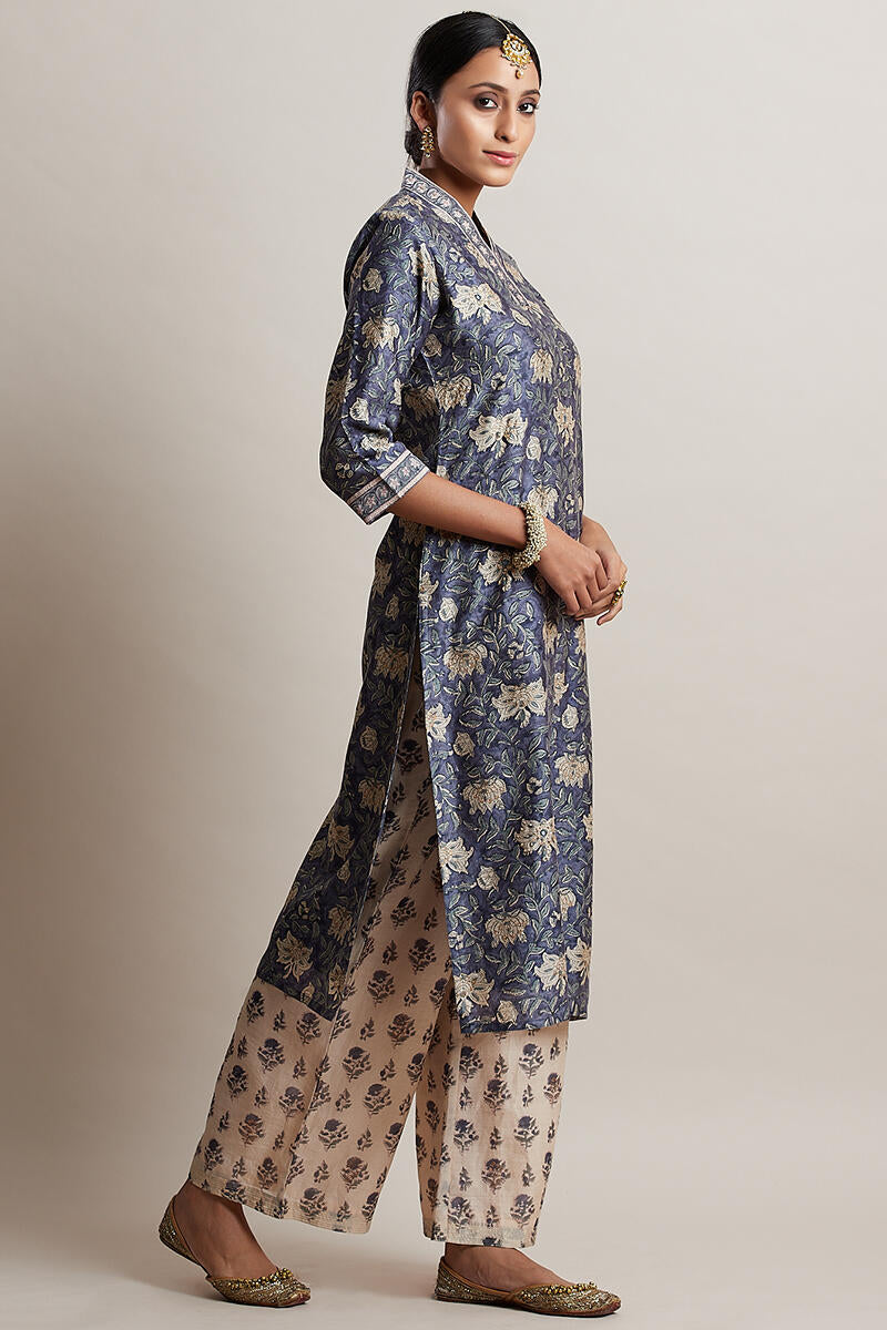 Gul Bano Mehtab Chanderi Kurta