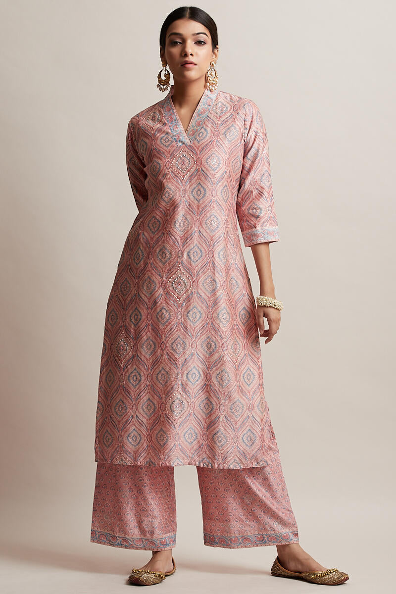 Gul Bano Roshanara Chanderi Kurta