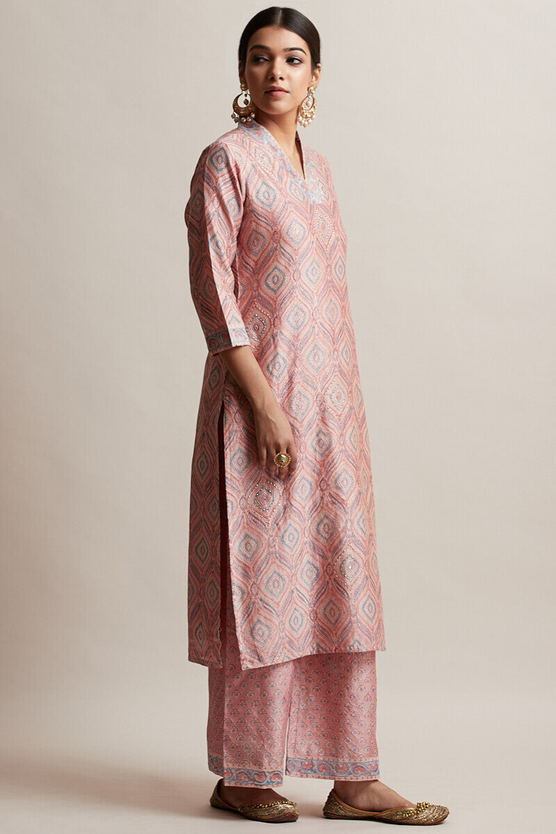Gul Bano Roshanara Chanderi Kurta