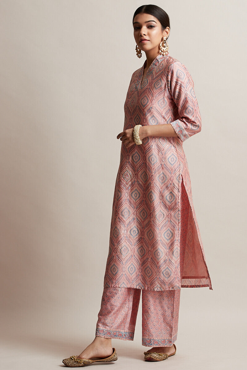 Gul Bano Roshanara Chanderi Kurta