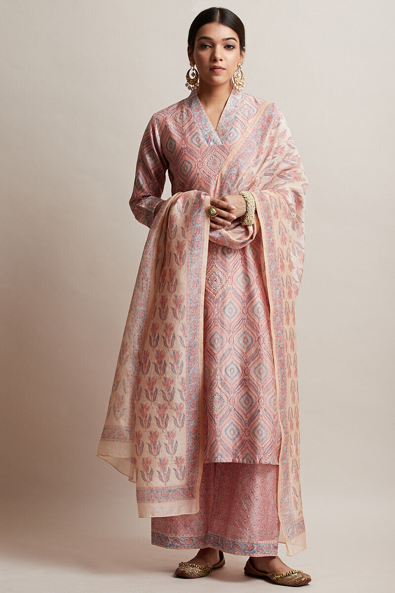 Gul Bano Roshanara Chanderi Kurta