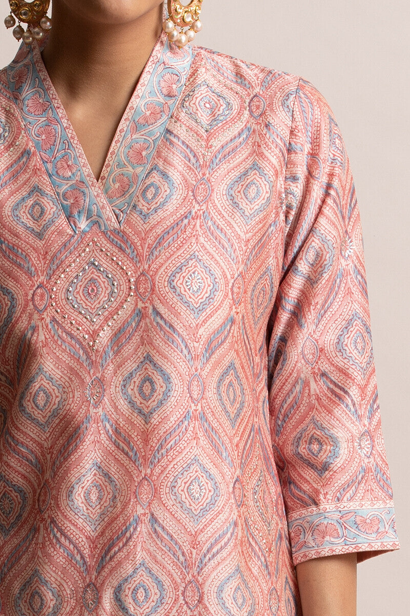 Gul Bano Roshanara Chanderi Kurta