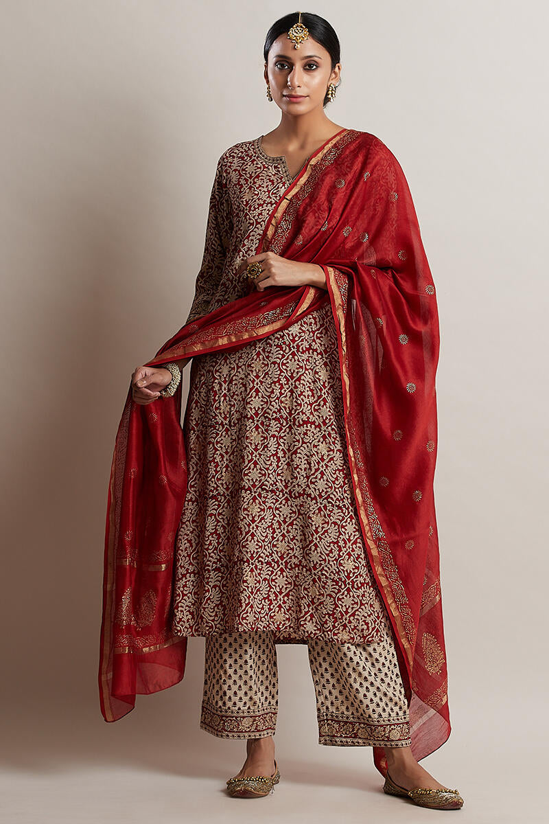Nur Roshanara Chanderi Dupatta