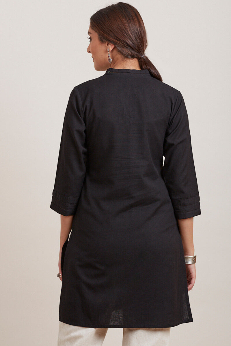 Roza Zara Black Short Kurta