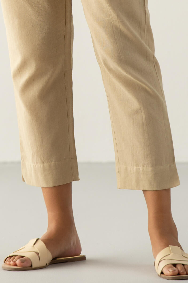 Kashida Beige Narrow Pants