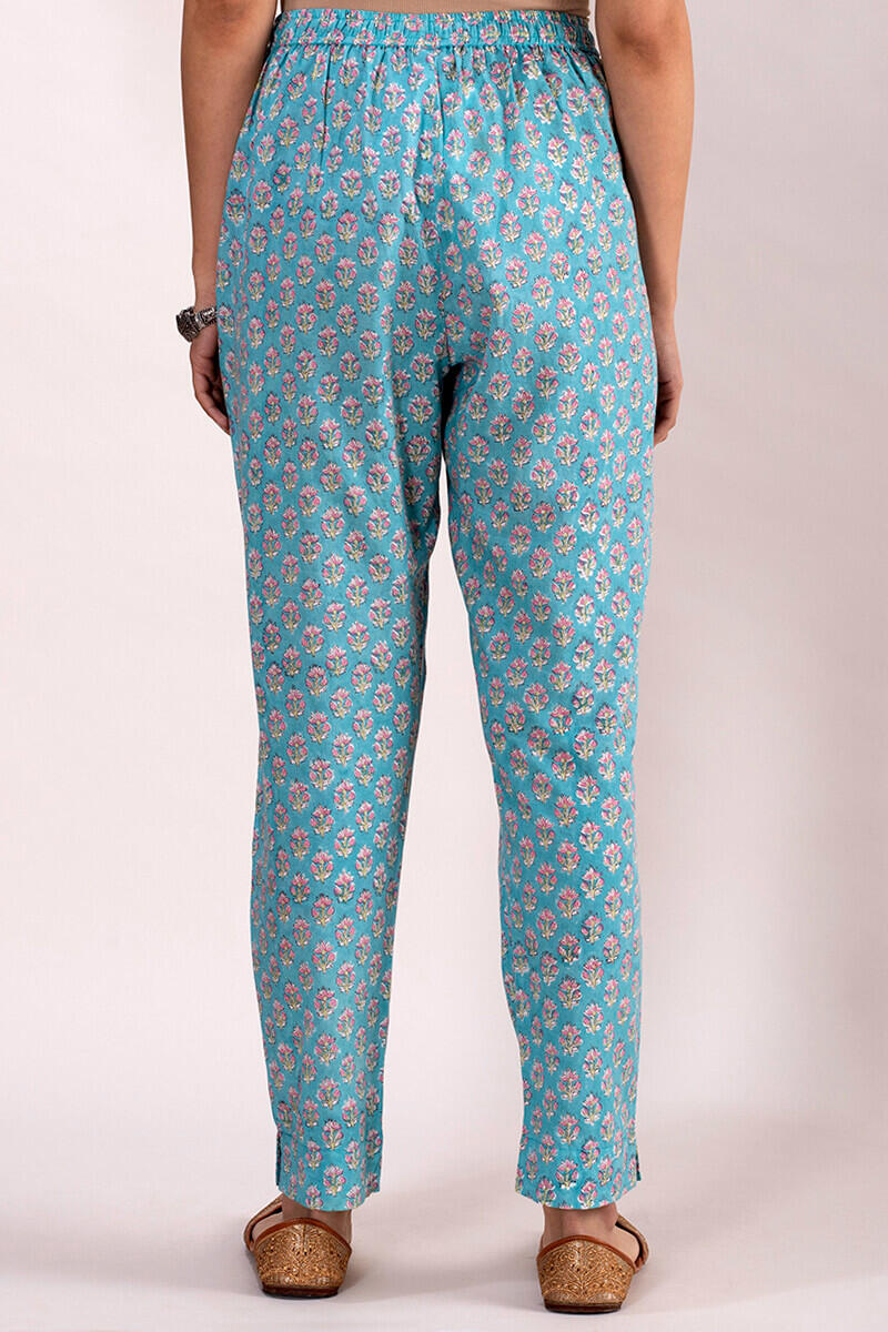 Roz Meher Jazmin Block Printed Cigarette Pants