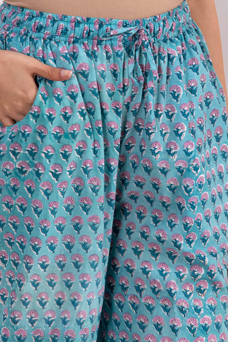 Roz Meher Faizah Block Printed Farsi