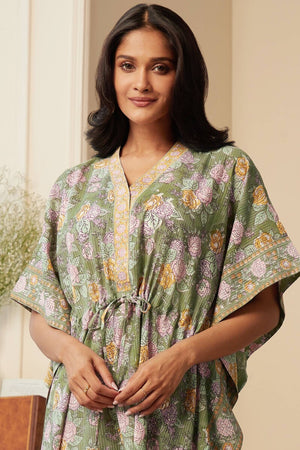 Rosheen Zaria Sanganeri Kaftan