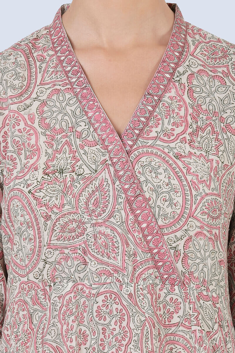 Pink anarkali