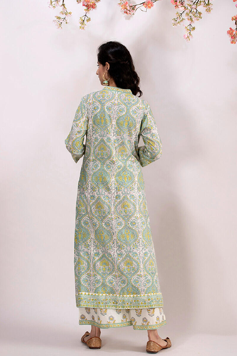 Roz Meher Jannat Block Printed Kurta