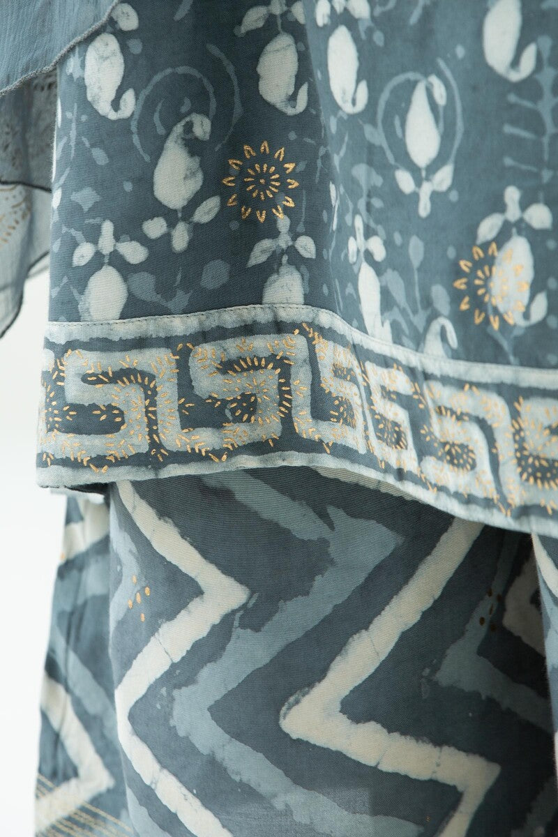 Sehra Mahin Shantung Kurta