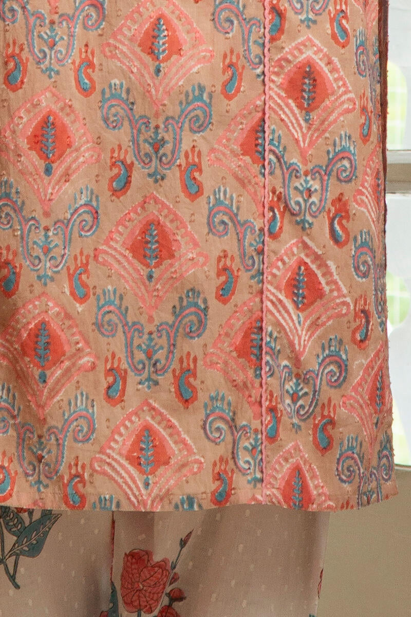 Nazm Suhana Block Printed Kurta