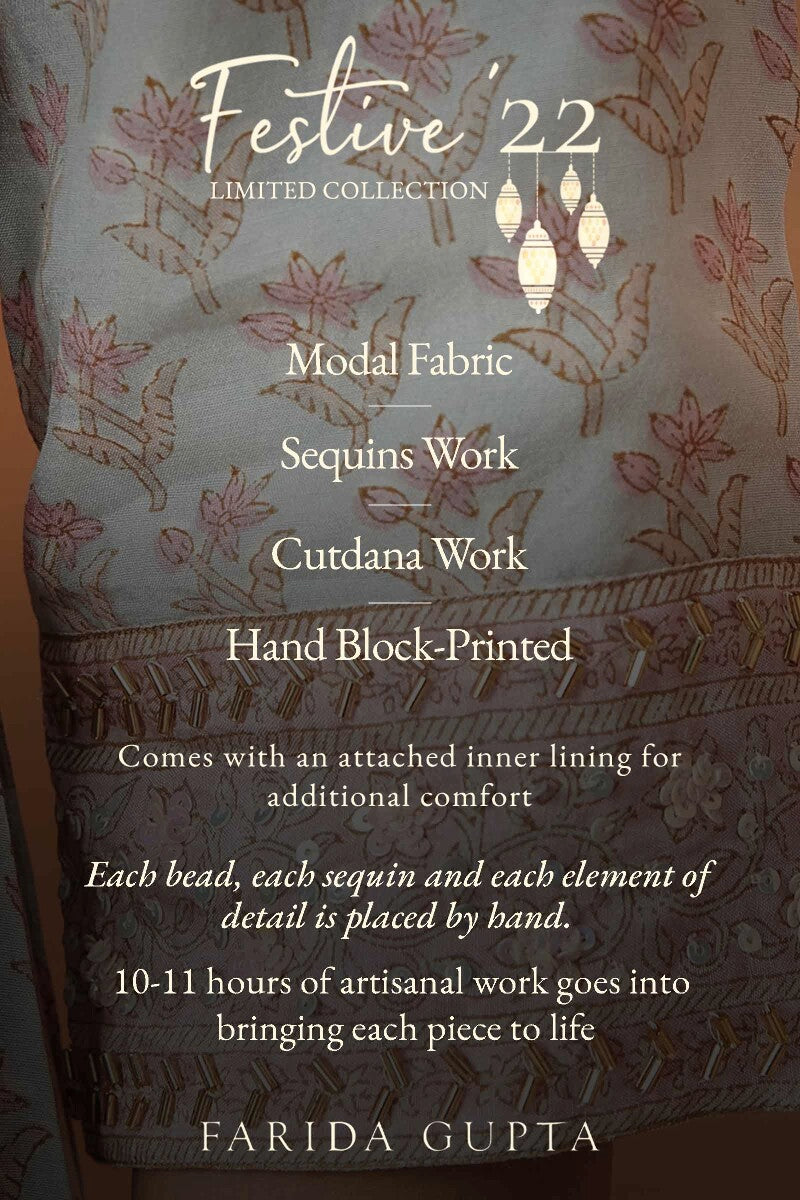 Shirin Asfara Sanganeri Modal Kurta