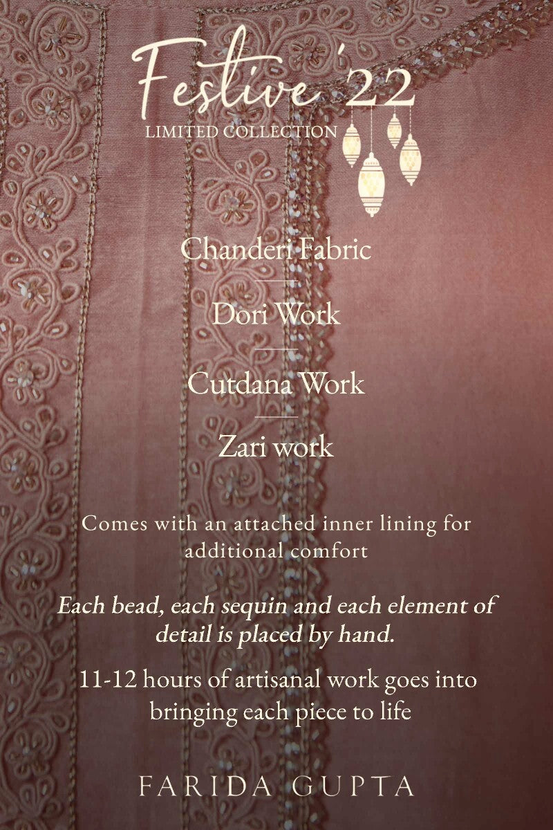 Shirin Farheen Chanderi Kurta