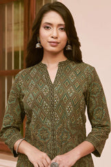 Mahroush Jia Ajrak Kurta