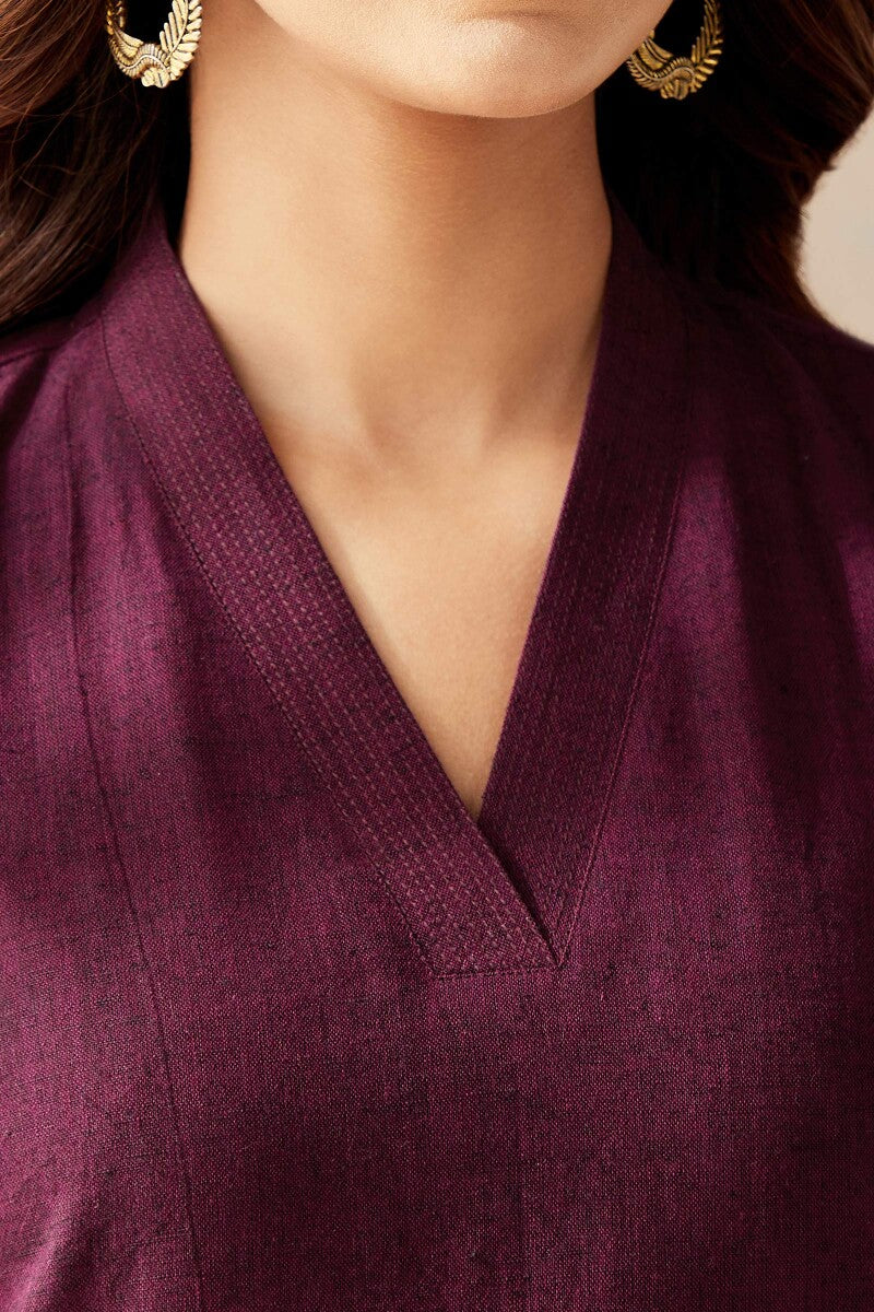 Roza Seher Purple Kurta
