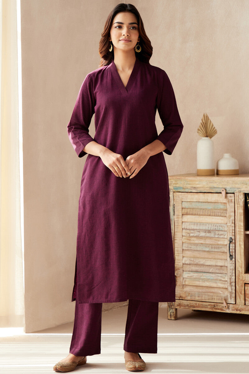 Roza Seher Purple Kurta