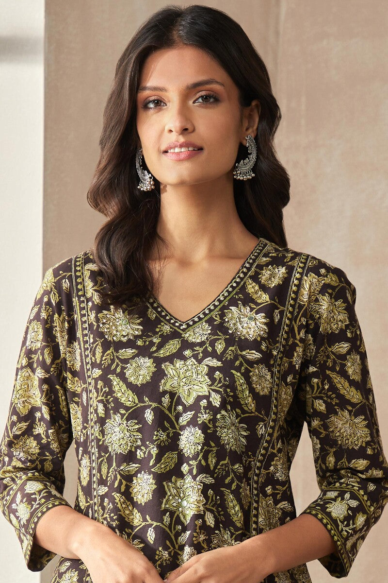 Sehra Kiara Bagru Kurta