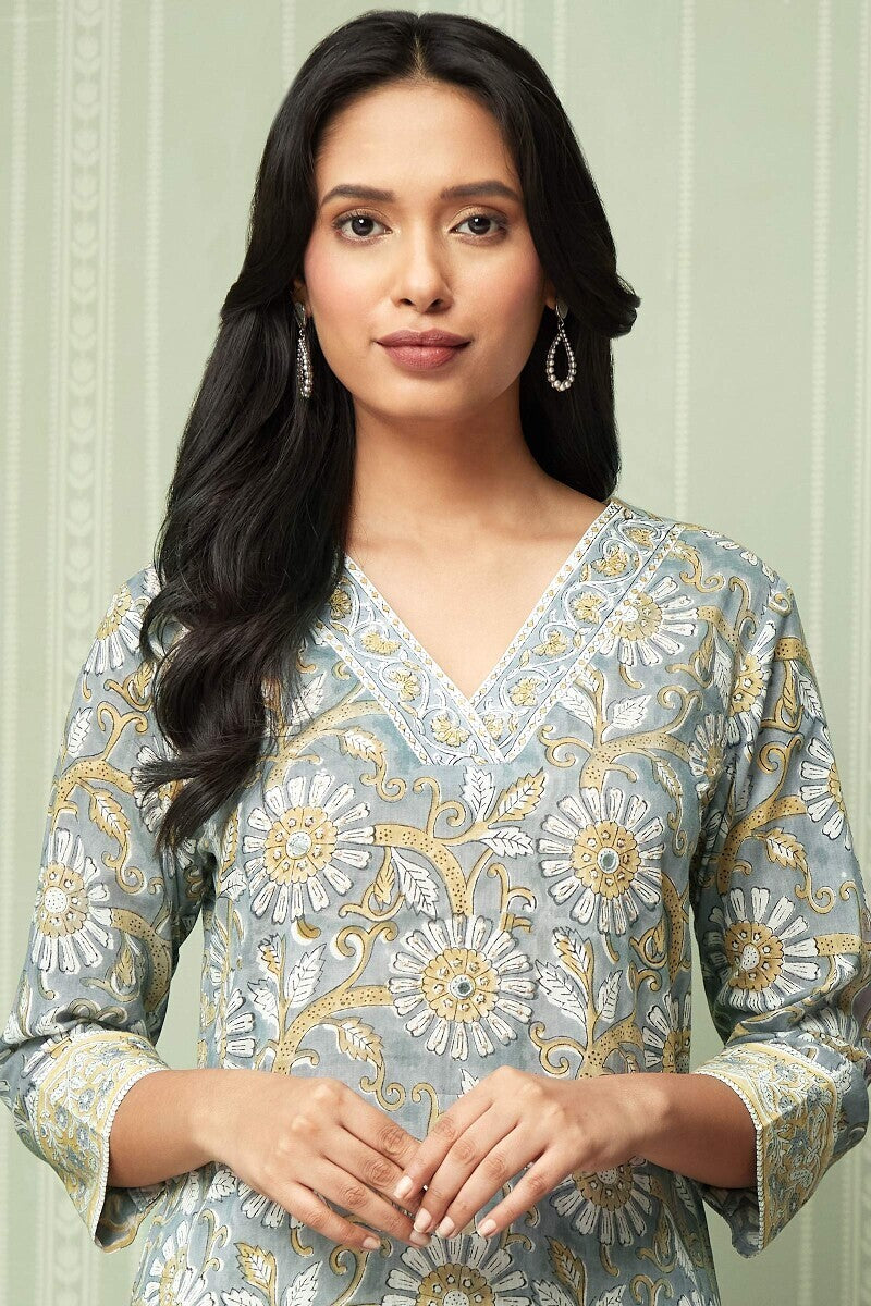 Gauhar Zafiya Sanganeri Kurta