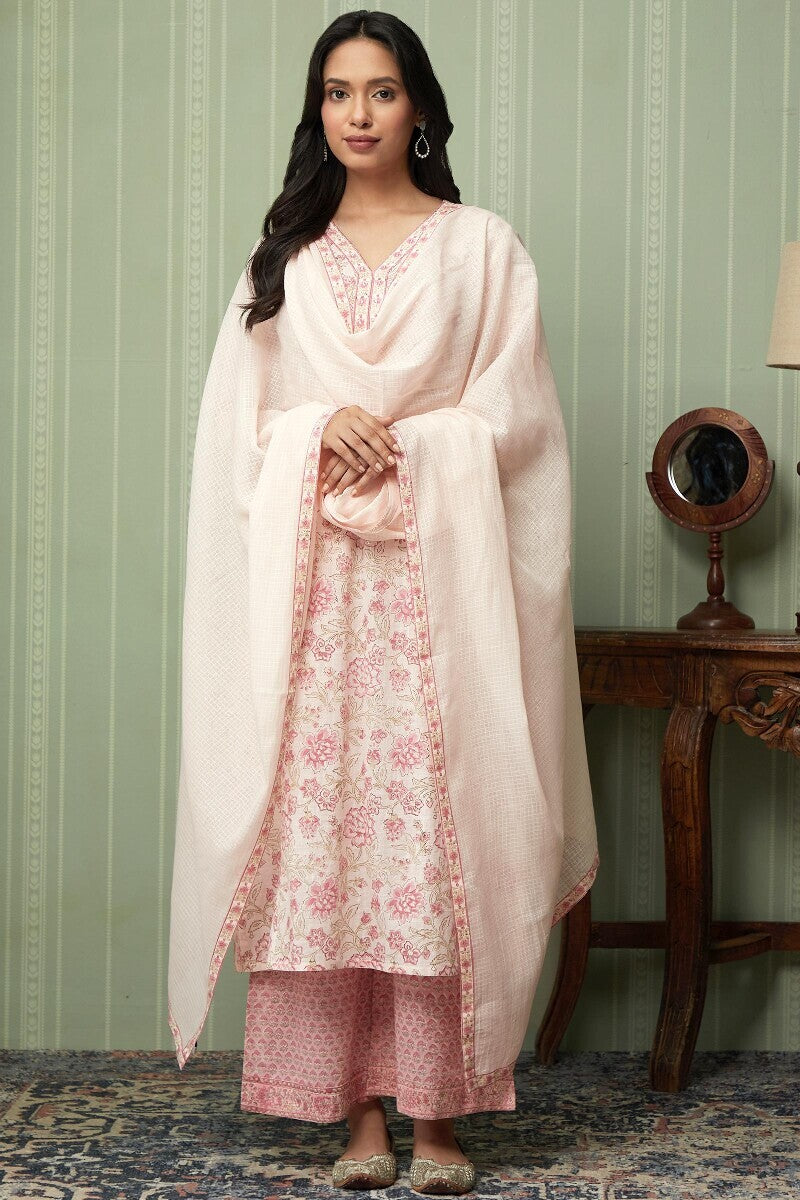 Rosheen Maya Pink Kota Dupatta