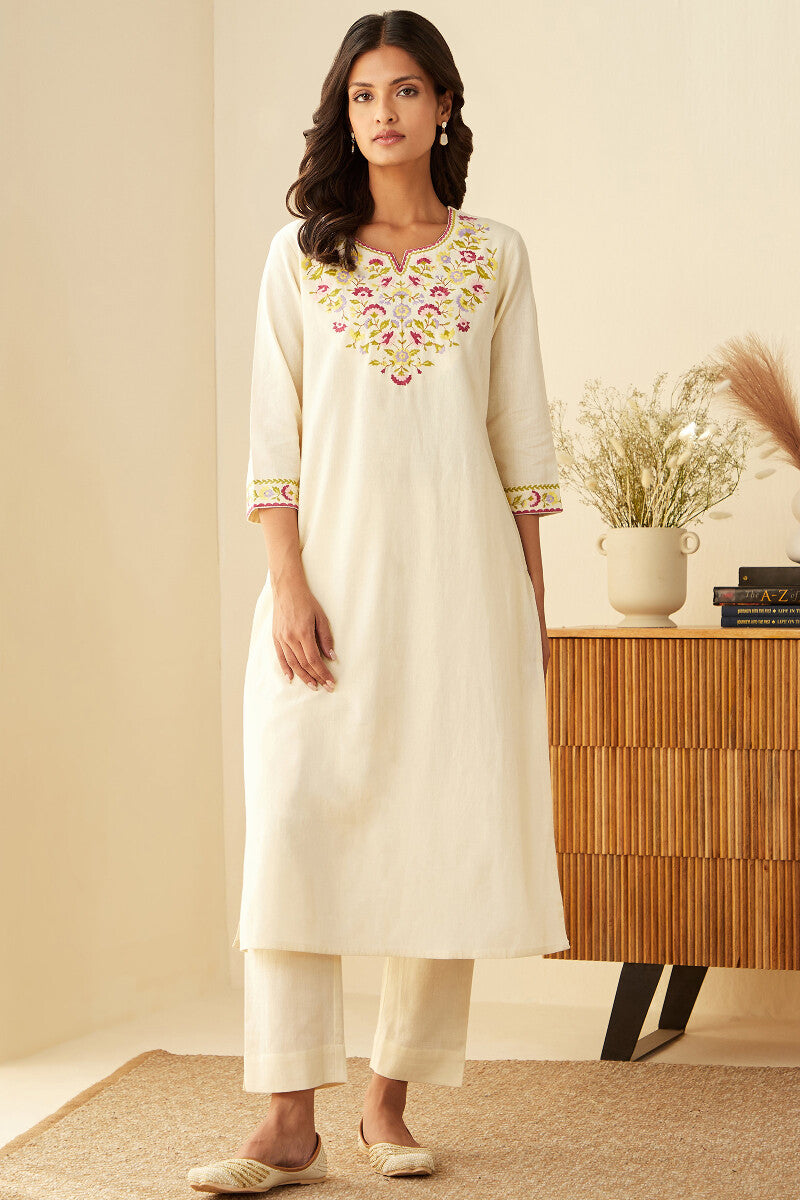 Rosheen Seher Cream Kurta