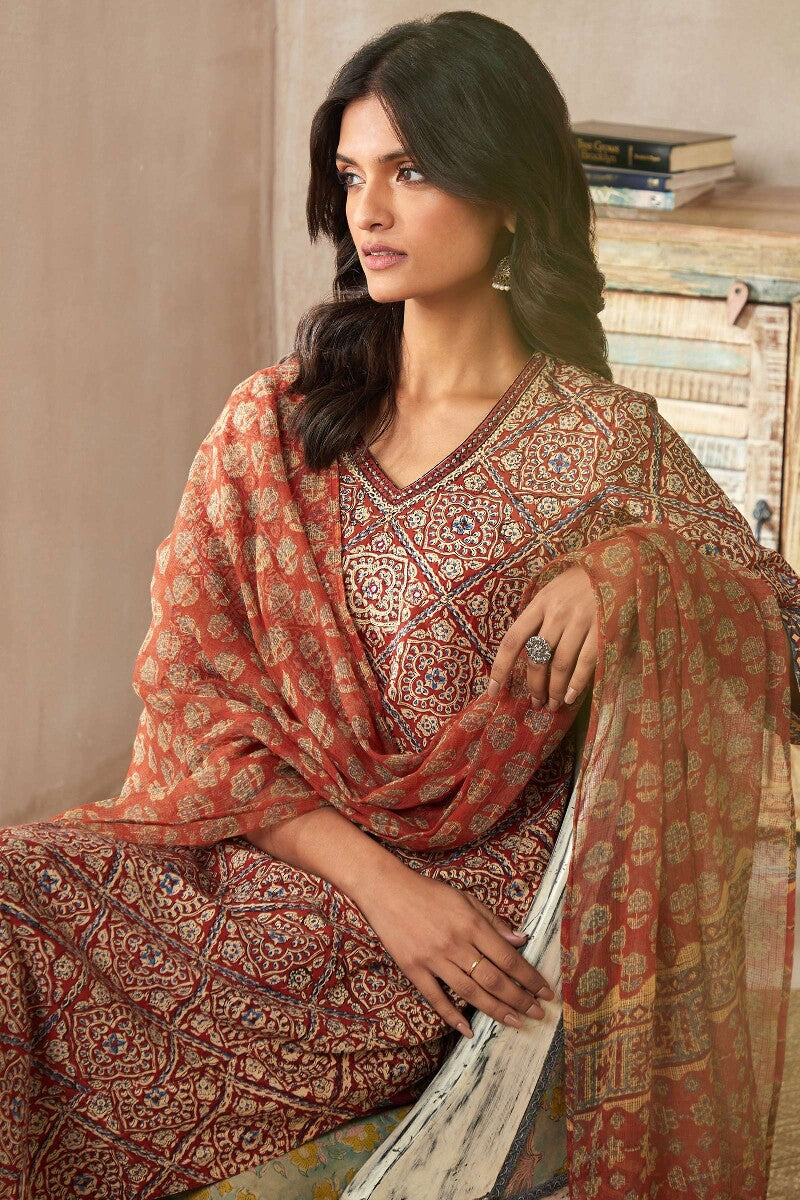 Sehra Afreena Bagru Kurta