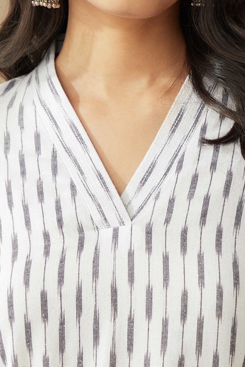 Naadirah Fiza White Kurta