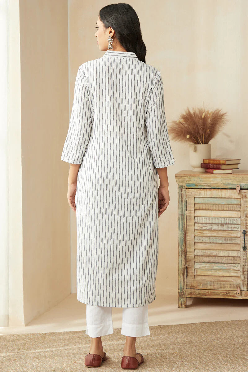 Naadirah Fiza White Kurta