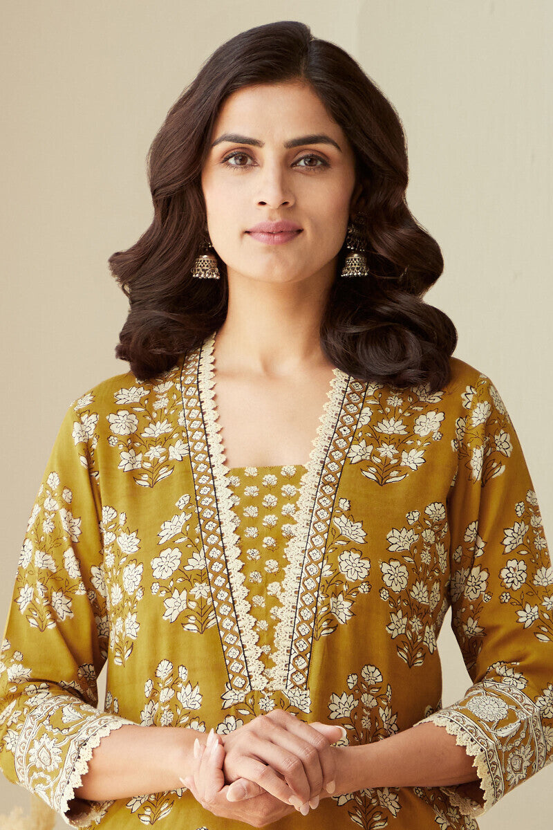 Sehra Shirin Bagru Modal Kurta