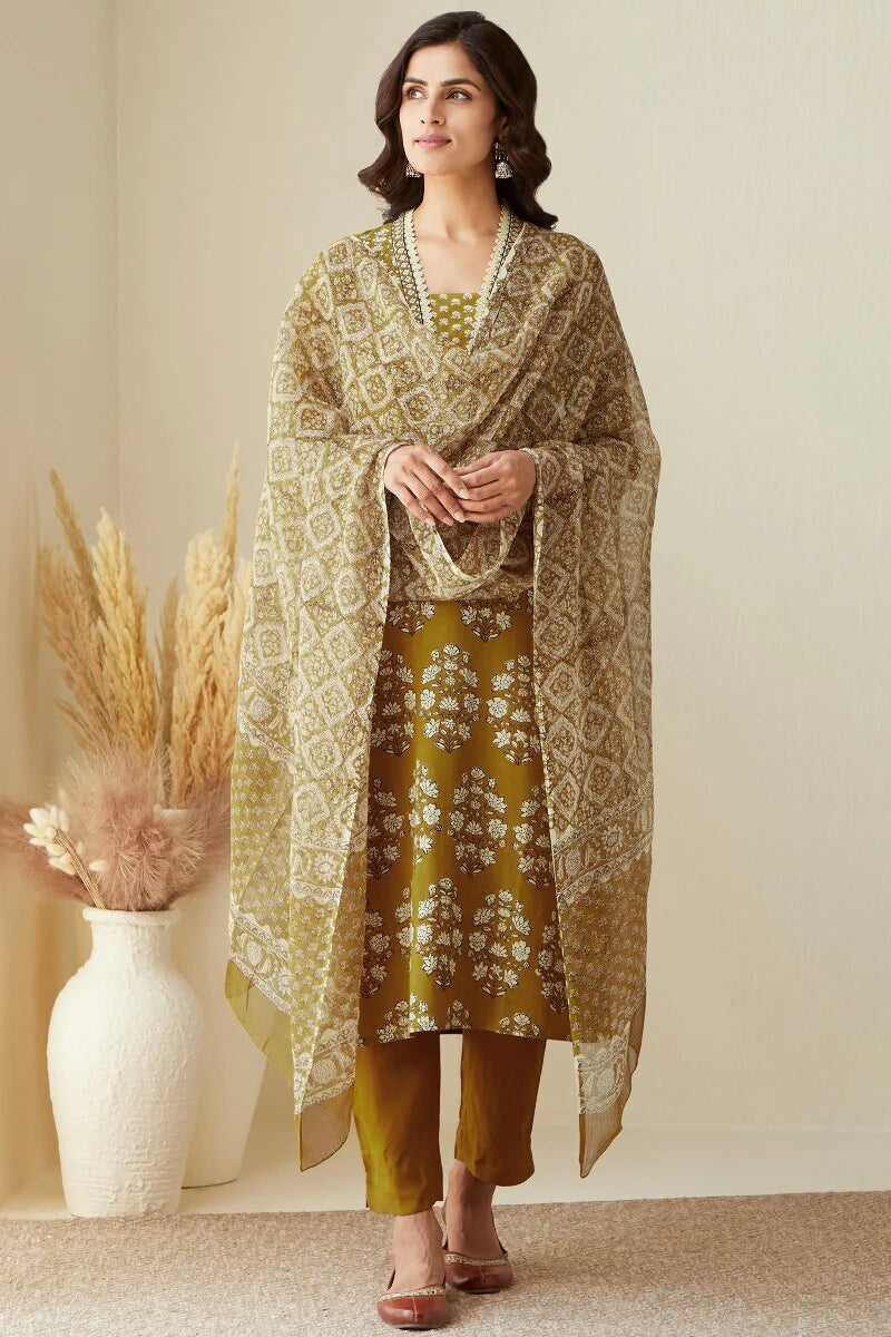 Sehra Shirin Bagru Modal Kurta