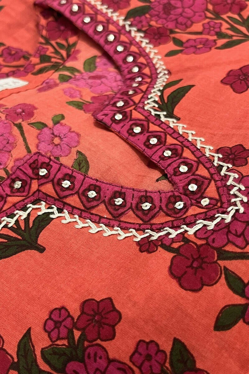 Gauhar Sehmat Sanganeri Kurta