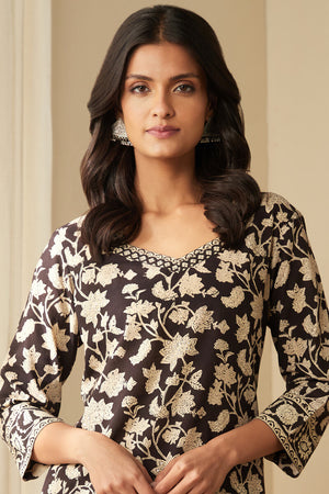 Roza Farah Bagru Kurta