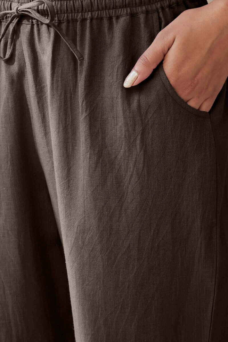 Roza Brown Narrow Pants
